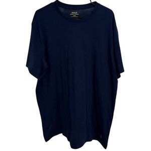 Polo Ralph Lauren Classic Navy Tee Red Logo Size Large